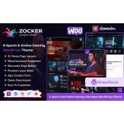 Zocker - E-Sports Online Gaming Clan News WordPress Theme