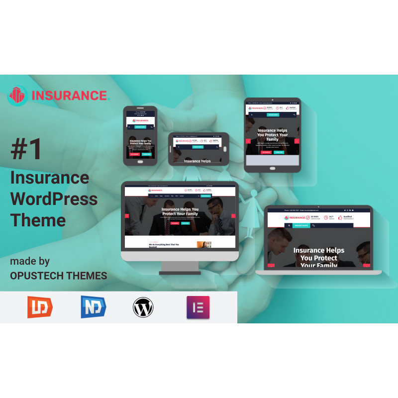 Insurance Company - Responsive Insurance Consulting WordPress theme