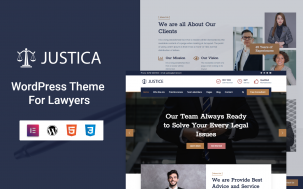 Justica - Responsive Justice Firm WordPress Theme