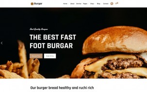 Burgar - Fast Food Burger WordPress Theme