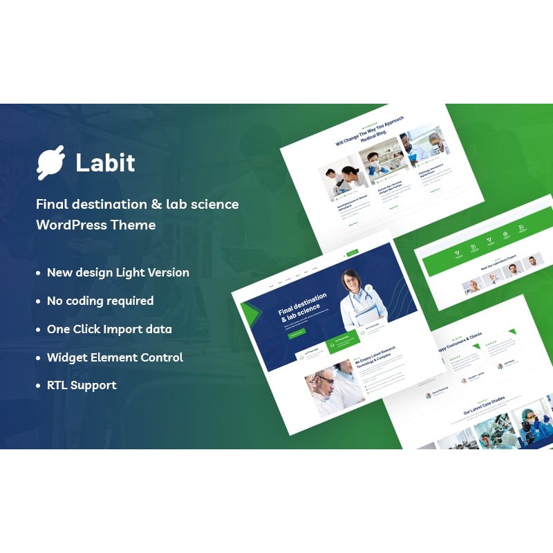 Labit - Final Destination And Lab Science WordPress Theme