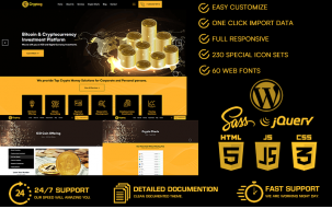 Cryptog - Bitcoin & Cryptocurrency WordPress theme