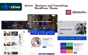 Activo - Business and Consulting WordPress Theme