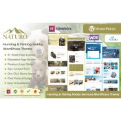 Naturo - Hunting Fishing Outdoor Hobbies Shop WordPress Theme