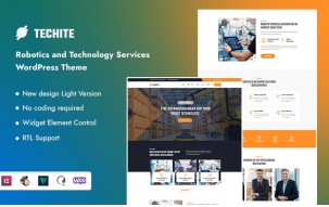 Techite - Robotics and Technology Services WordPress Theme