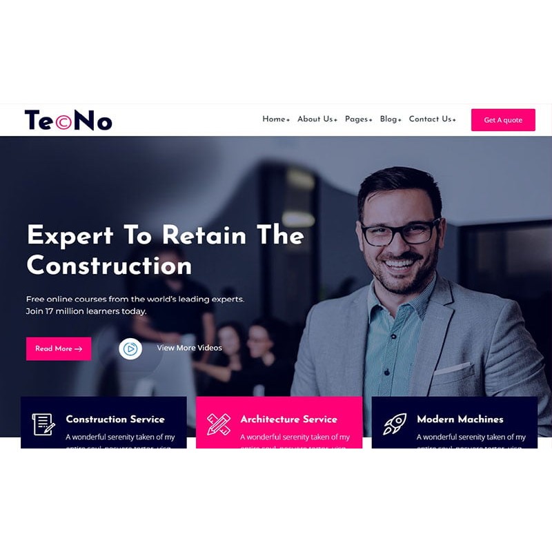 Tecno - Business, Finance WordPress Theme