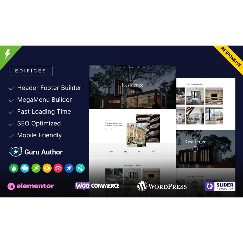 Edifices - Architecture and Real Estate WordPress Theme