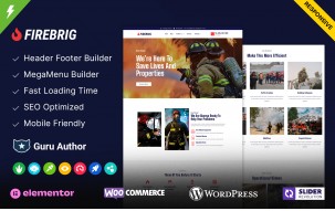 Firebrig - Security and Fire Department WordPress Theme
