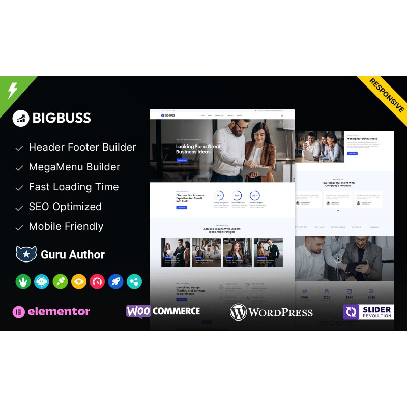 Bigbuss - Corporate and Business WordPress Theme