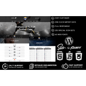 Football Club - Sport Clubs WordPress Theme