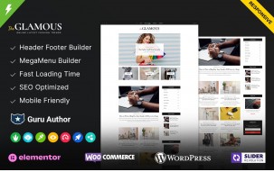 The Glamous - Magazine and Fashion Blog WordPress Theme