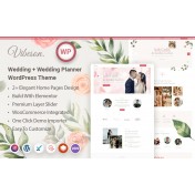 Vibeson - Elegant Wedding Love Event Planner Photography Wordpress Theme