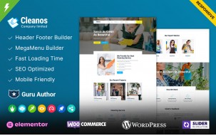 Cleanos - Cleaning Services WordPress Theme