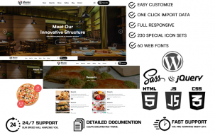 Master Restaurant - Food & Restaurant WordPress Theme