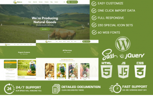 Natura - Agricultural Farm WordPress Theme