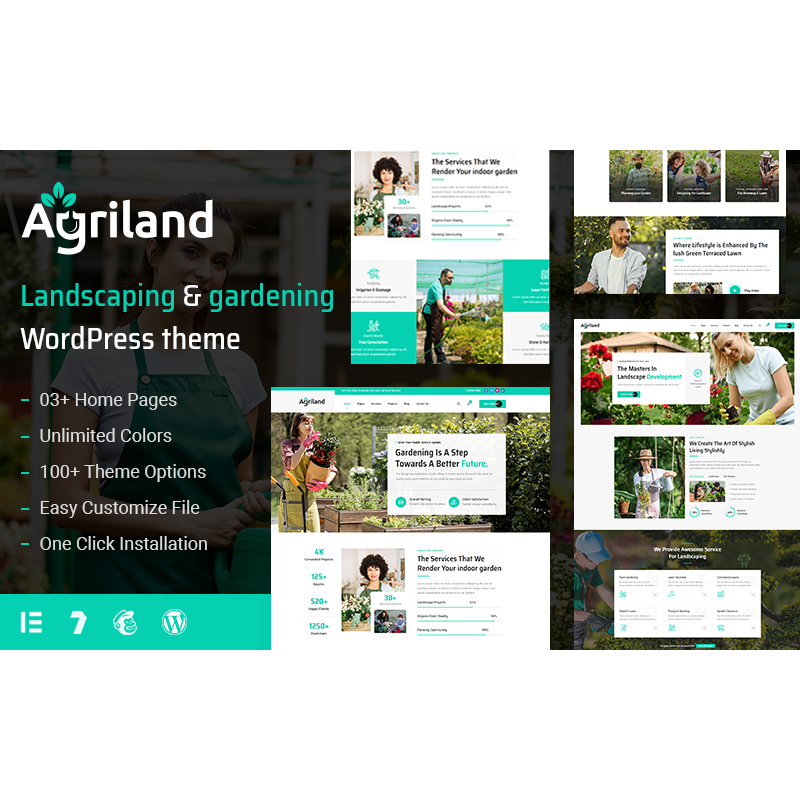 Agriland - Agriculture and Garden WordPress Theme