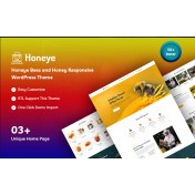 Honeye - Bees and Honey Responsive WordPress Theme