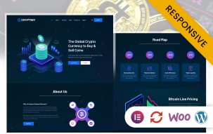 Cryptniy - Cryptocurrency Elementor WordPress Theme