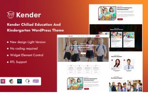 Kender - Chiliad Education And Kindergarten WordPress Theme