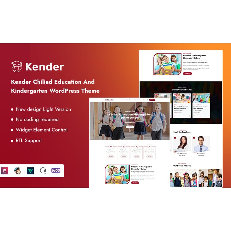 Kender - Chiliad Education And Kindergarten WordPress Theme