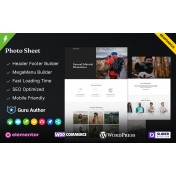 Photo Sheet - Photography WordPress Theme