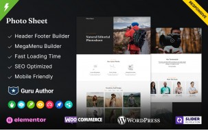 Photo Sheet - Photography WordPress Theme