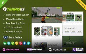Tennises - Tennis and Sports Club WordPress Theme