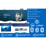 Blueking - Diving Club WordPress Theme