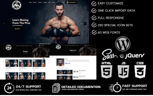 Knockout - Boxing Club WordPress Theme