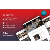 Lowrs - Defense Lawyers WordPress Theme