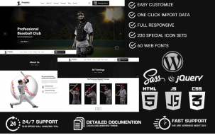 Baseballen - Baseball Club WordPress Theme