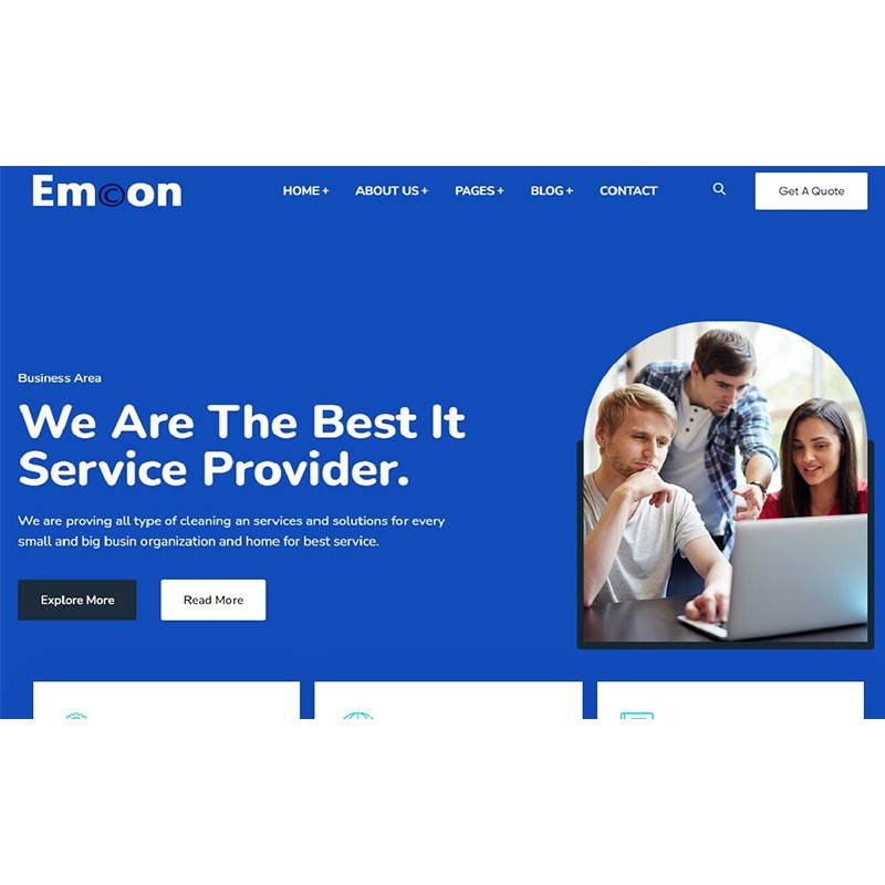 Emcon - IT Solutions Company WordPress Theme