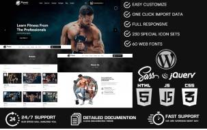 Power - Fitness & Gym WordPress Theme