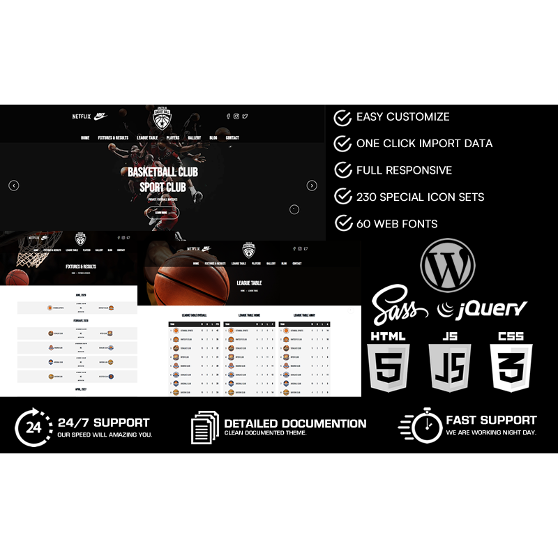Anatolia - Basketball Club WordPress Theme