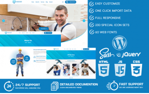 Handymane - Repairman Services WordPress Theme
