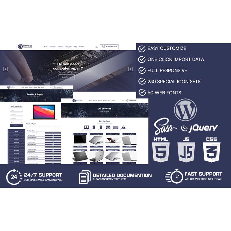 Smarting - Phone & Computer Repair WordPress Theme