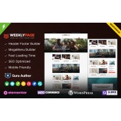 Weeklypage - News and Magazine Blog WordPress theme