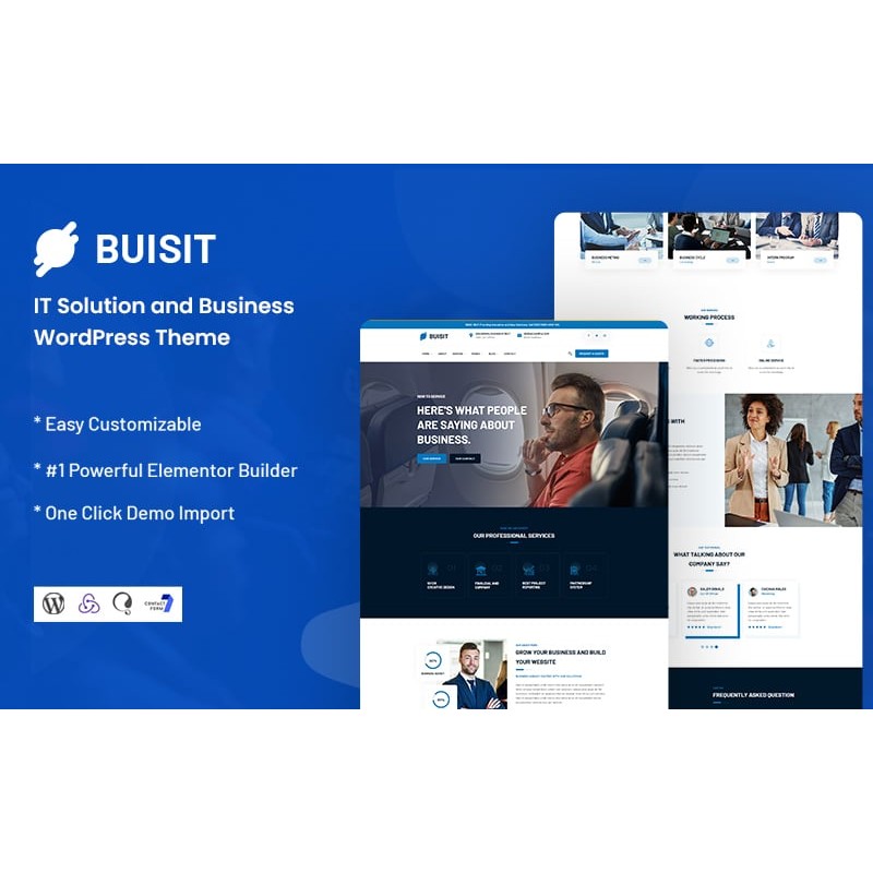 Buisit - IT Solution and Business WordPress Theme