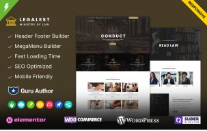 Legalest - Lawyer and Law Firm WordPress Theme