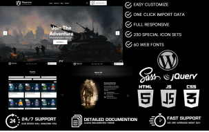 Playerone - Game Portal & eSports Gaming WordPress Theme