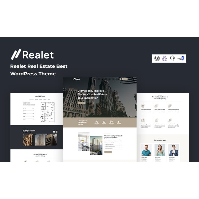 Realet - Real Estate Best WordPress Theme