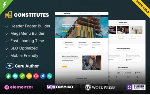 Constitutes - Building and Construction WordPress Theme