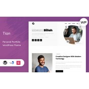 Tian &ndash; Minimal Personal Portfolio WordPress Theme