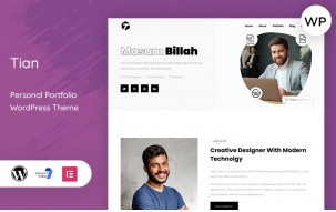 Tian &ndash; Minimal Personal Portfolio WordPress Theme