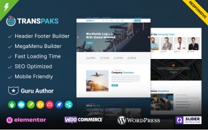 Transpaks - Cargo, Shipping, Warehouse and Transport WordPress Theme