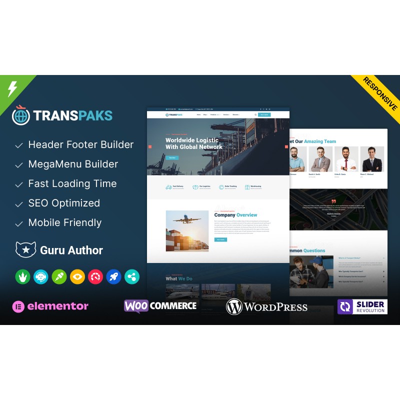Transpaks - Cargo, Shipping, Warehouse and Transport WordPress Theme