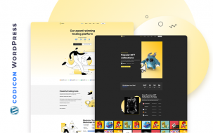 Codicon &ndash; Crypto Exchange and Fintech Companies WordPress Theme