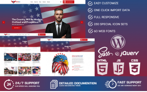 Minister - Political Candidate WordPress Theme