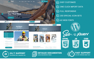 Peak - Roofing Company WordPress Theme