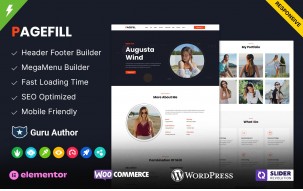 Pagefill - One Page Portfolio WordPress Theme
